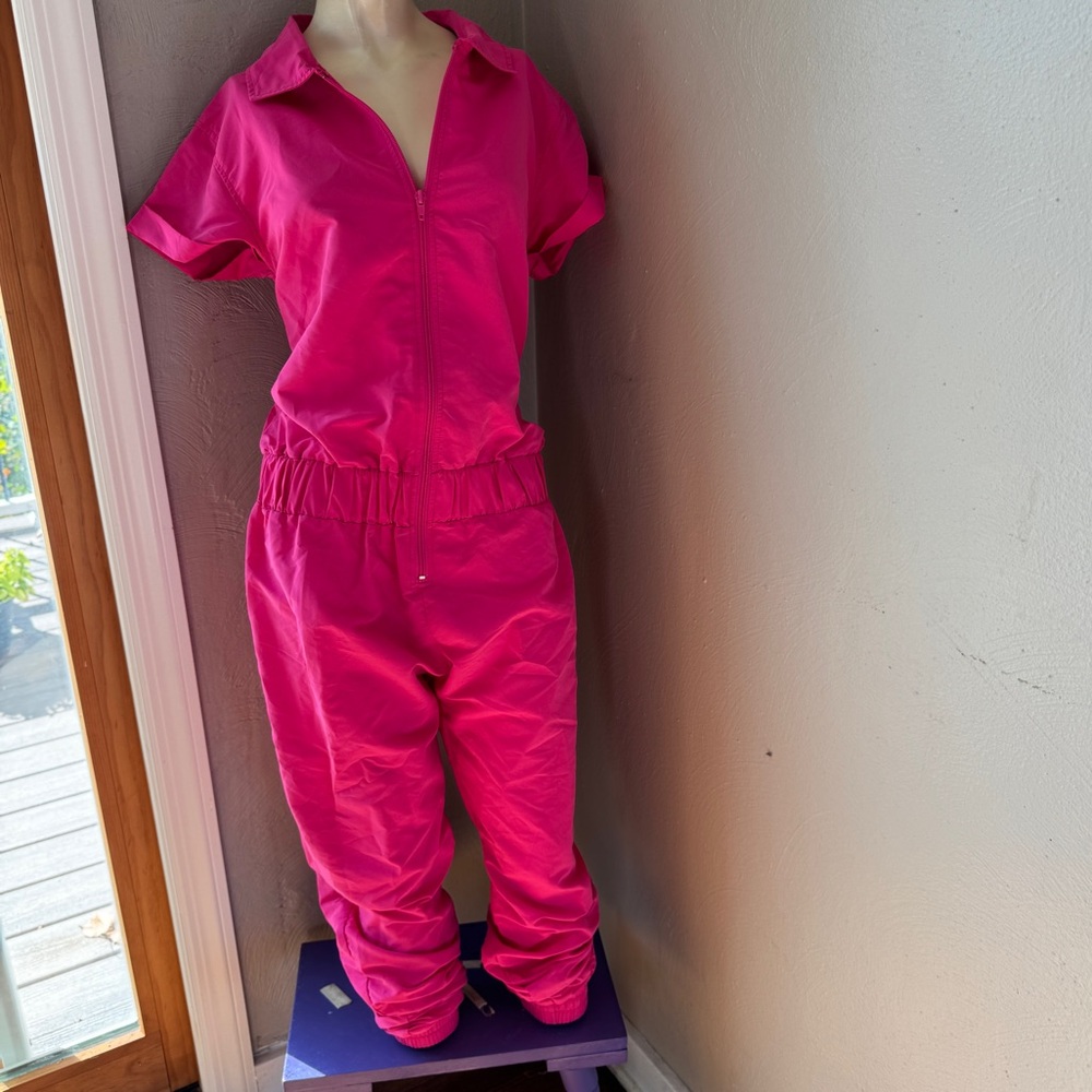 Weissman costume company hot pink overalls